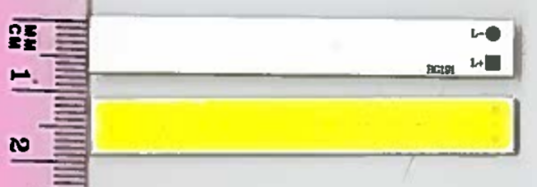 5 X Cool White DC 3V COB (Chips on Board) Lamp LED Panel Light - Rear terminals - Image 3