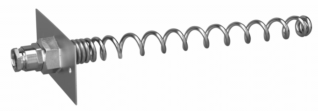 Alre Protective coil, 200mm, nickel-plated steel, diameter insidexoutside 10.5x17mm