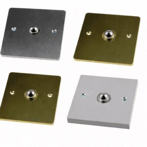 Button Mounting Plate - No sensor, just 6mm hole to mount sensor