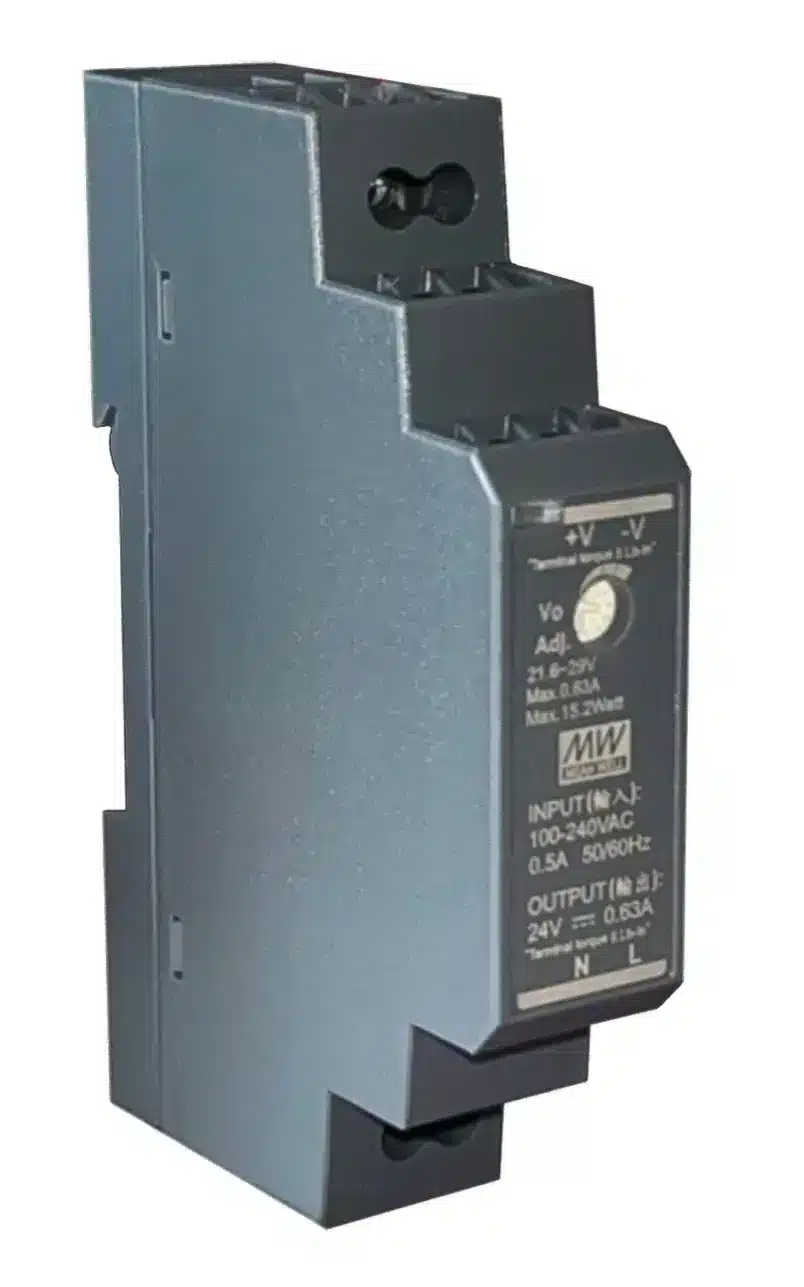 Ultra Slim Step Shape DIN Rail – 24VDC 15W