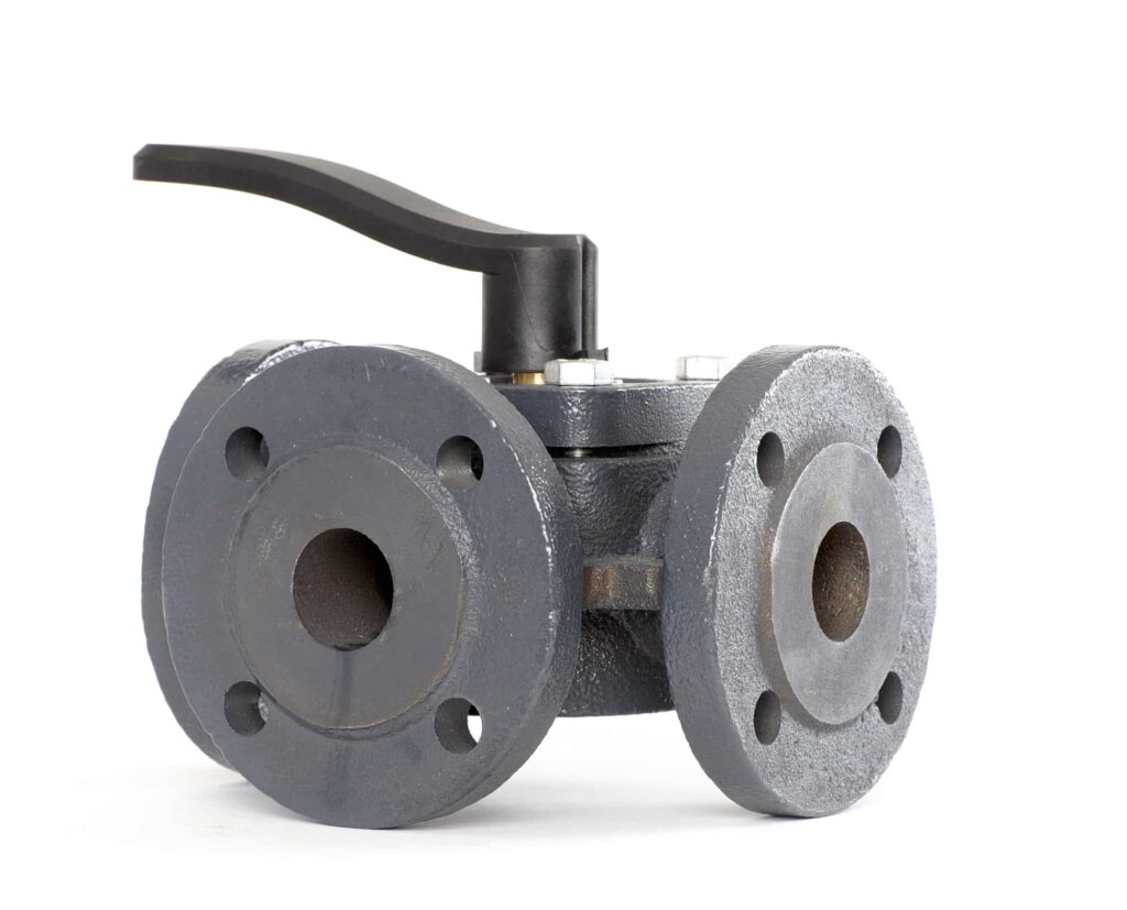 HFE3 80/150 - 80mm 3P Rotary Shoe Valve, Kv 150