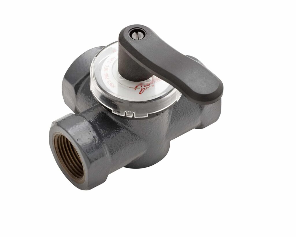HRE3 50/40 - 50mm 3P Rotary Shoe Valve, Kv 40