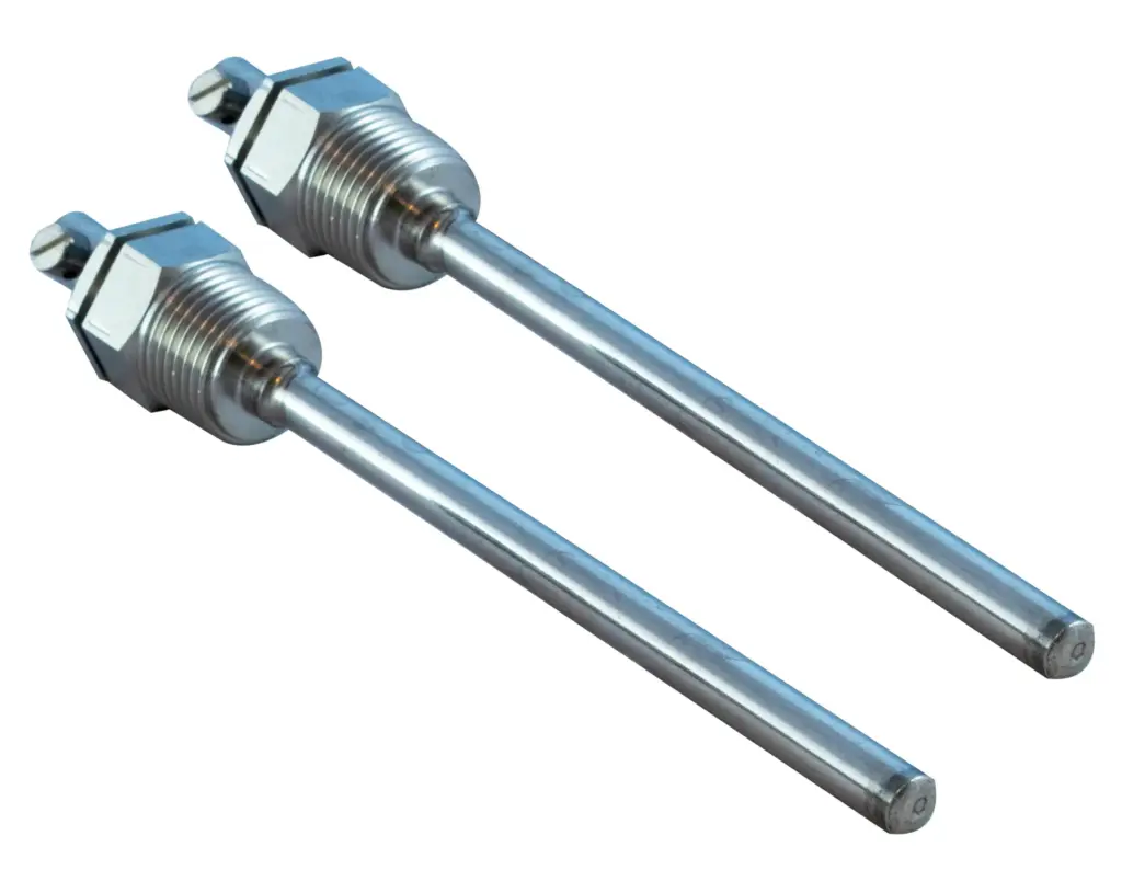 Kamstrup Temperature Sensor Pocket, 1/2" BSP, Length = 140mm.