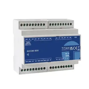 Networkable I/O with 8 Universal Inputs and 8 Outputs - Titan