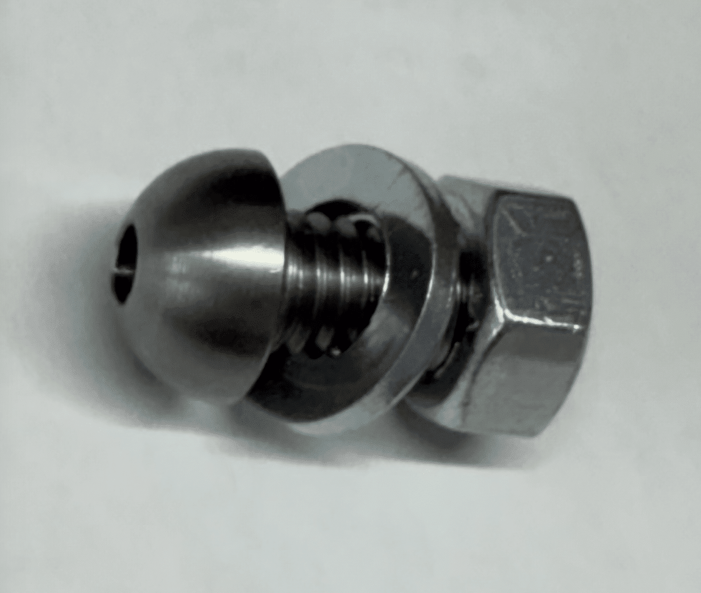 Stainless Steel Blank Button - For mounting your own temperature sensor