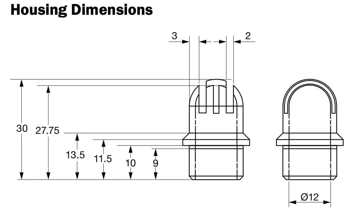 Black Plastic Thimble Temperature - Image 4