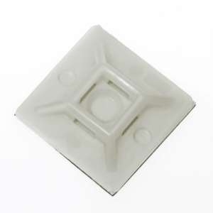 Self adhesive cable tie mounts 20mm x 20mm – pack of 100