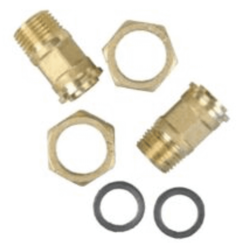 R1/2 M10 nipple for direct sensor, brass
