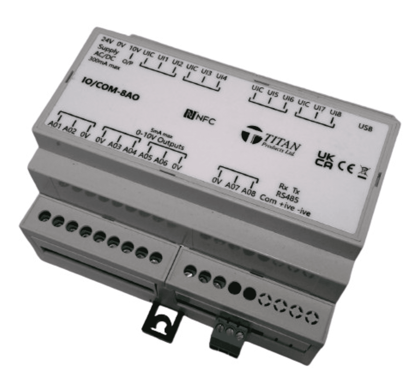 Networkable I/O with 8 Universal Inputs and 8 Outputs - Titan - Image 4