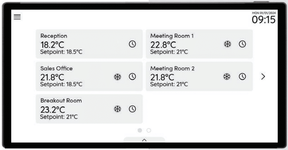 TOUCHSCREEN, MULTI ZONE 7"