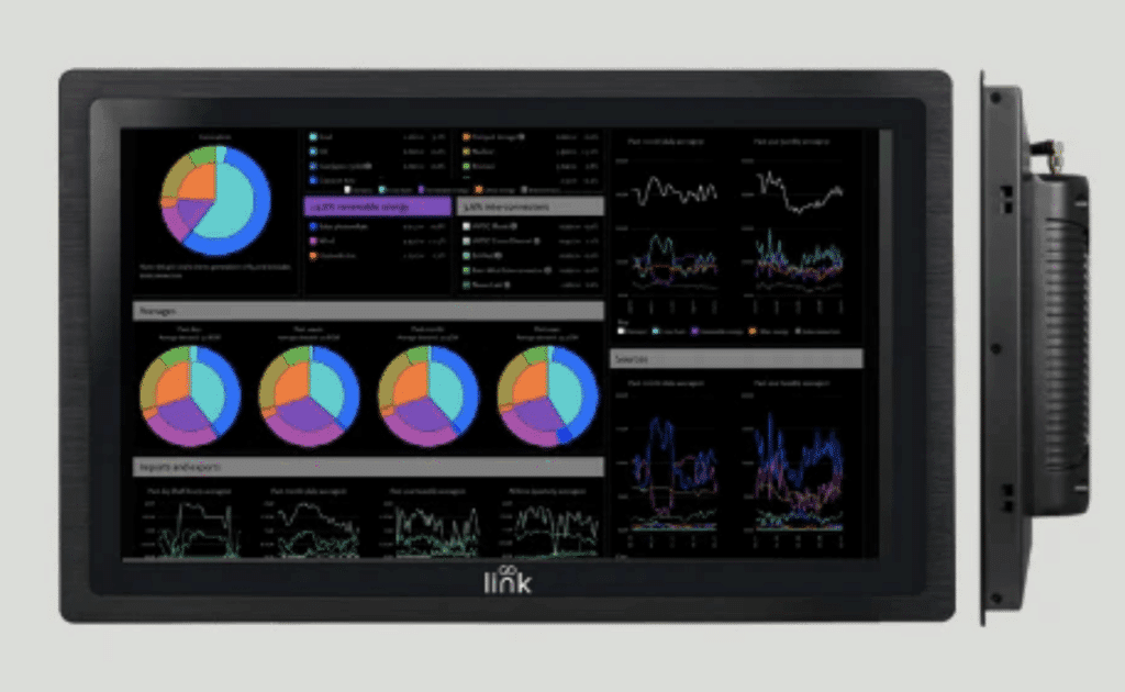 LNK-T15-IP-WEB PANEL MOUNT Industrial BMS / BAS Touch Screen Display