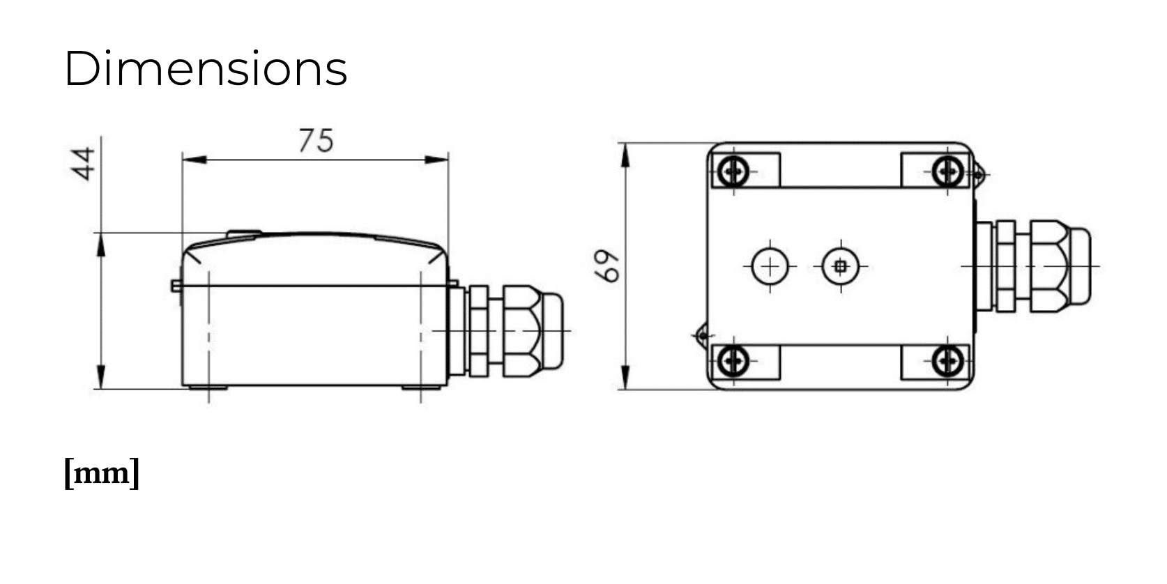 Regin LTWT10N/ PT1000 Lux transmitter - Light Level Transmitter, Wall Mounted, 0-10v, IP65 - Image 2