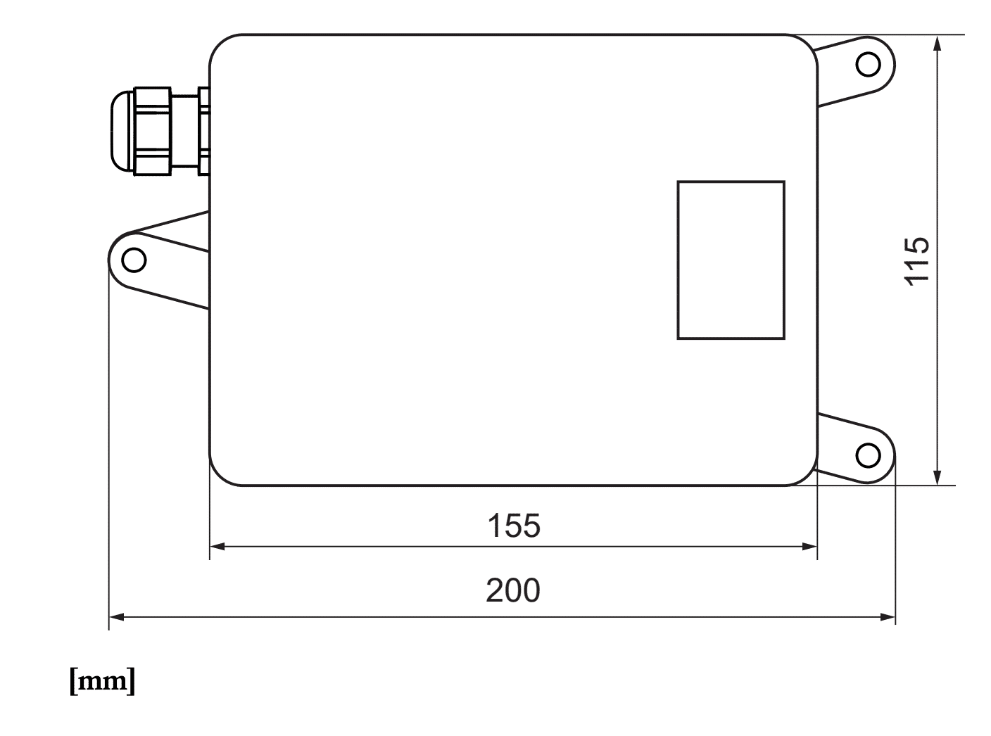 Regin SDD-OE65 (-RAC) Single tube smoke detector for duct mounting - Image 4