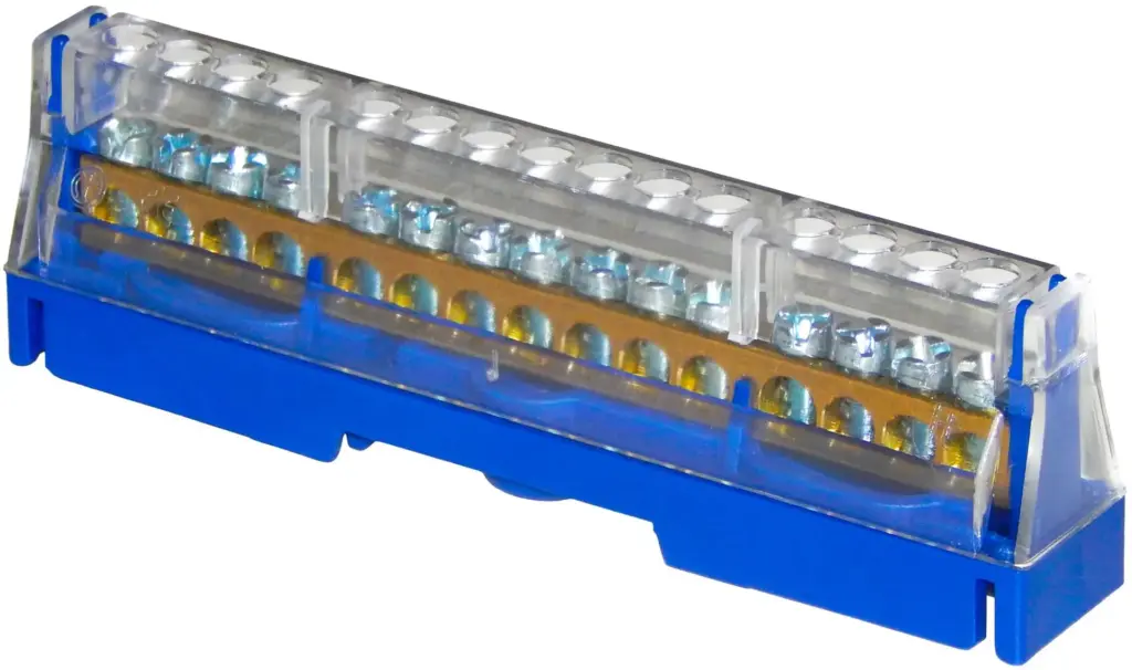 Din Rail Neutral Bar 15 Way