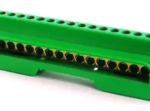 Din Rail Earth Bar 15 Way