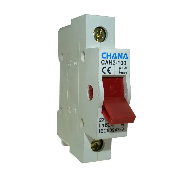 Single Pole Isolator/Mainswitch 63A