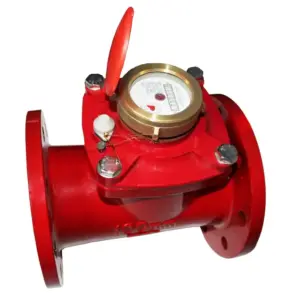 100mm Flanged Hot Water Meter with Pulsed Output
