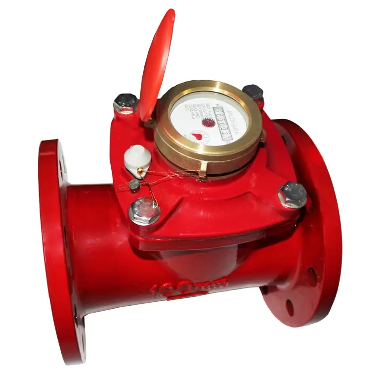 100mm Flanged Hot Water Meter with Pulsed Output
