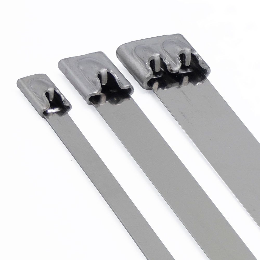 Stainless Steel cable tie 4.6mm x 200mm – pack of 100