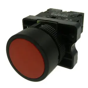 Normally Closed Pushbutton Plastic Bezel – Red