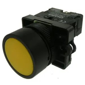 Normally Open Pushbutton Plastic Bezel – Yellow