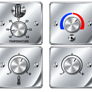 Chrome Single Gang Control plate made to order SPR