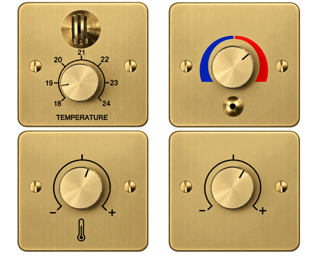 Brass Single Gang Control plate made to order SPR