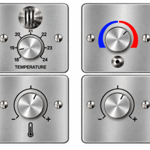 Brushed Stainless Single Gang Control plate made to order SPR