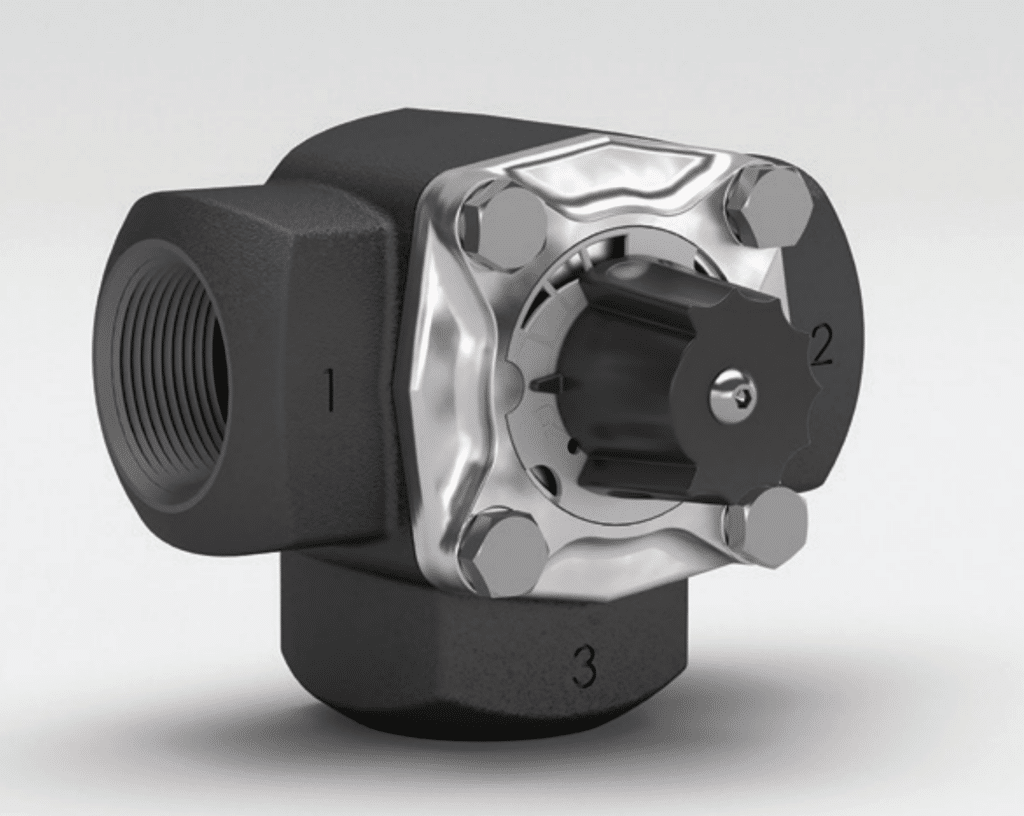 Termomix 50mm 3P Rotary Shoe Valve, Kv 41